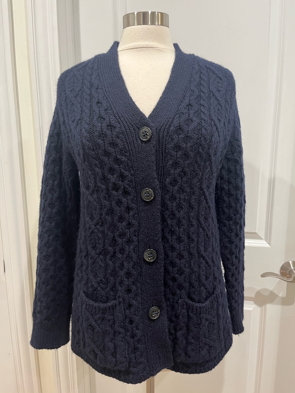 Aran Islands Knitwear Cardigan Sweater * Read description*
